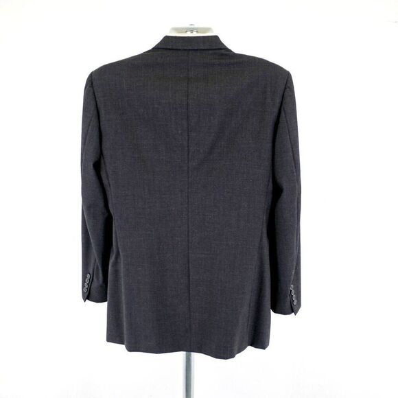 Christian Dior Monsieur 40R Gray Wool Blazer 2 Button Constructed / Padded Shoul - Picture 6 of 12